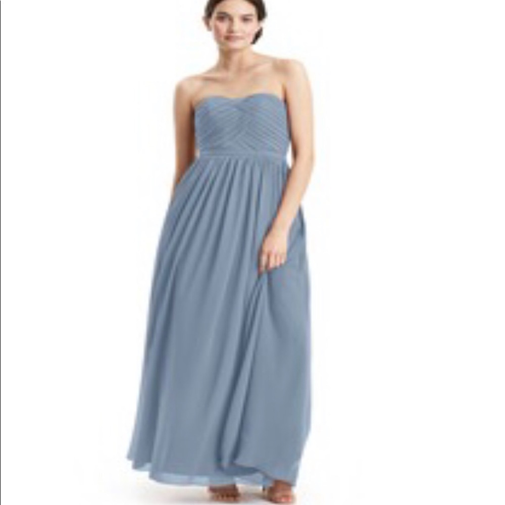 AZAZIE Aria Bridesmaids Dress DUSTY BLUE